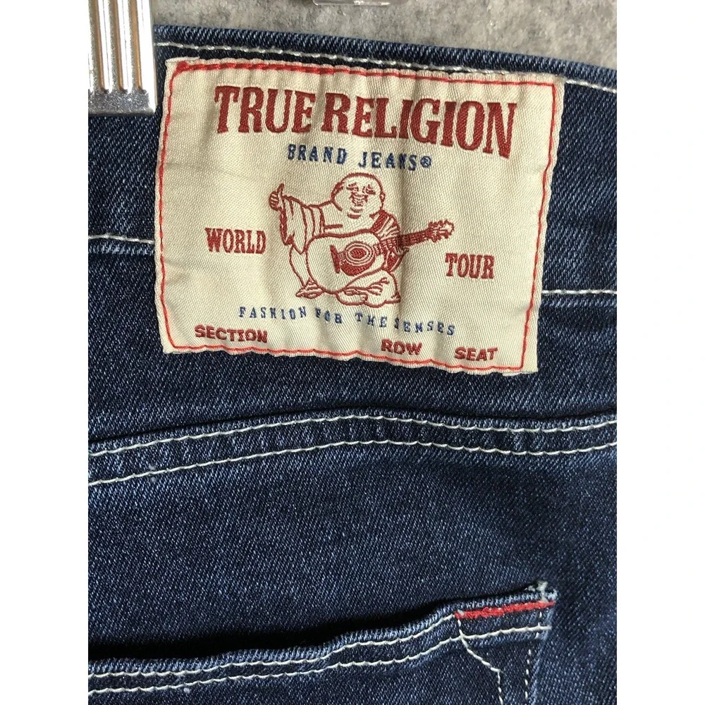 True Religion Jeans Mens 36 Medium Wash Relaxed Skinny Rocco Casual